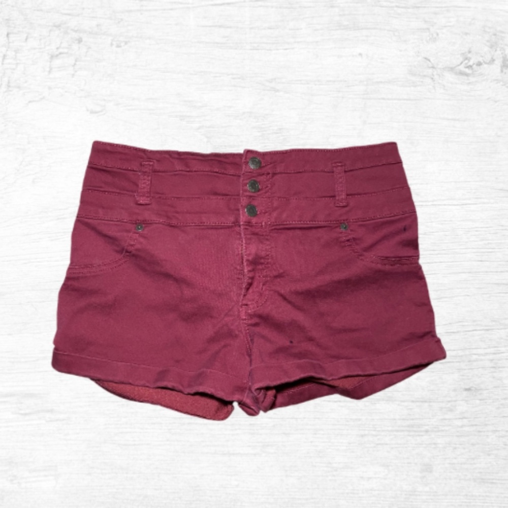 🦋NEW🦋 High Waisted Burgundy Shorts
